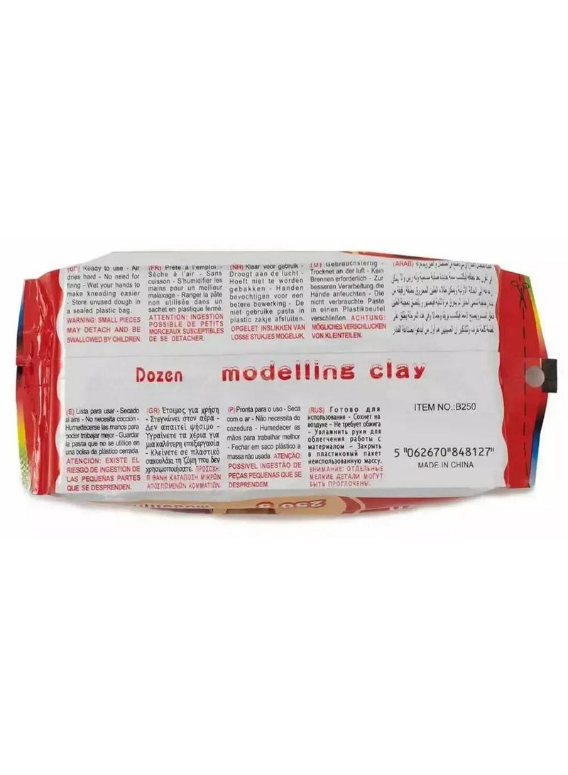 Dozen Air Hardening Modelling Clay 250G