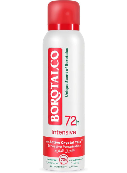 72h intensive, active crystal, active crystal talc, borotalco, crystal talc, crystal talc excessive, days key, deodorant spray, excessive perspiration, excessive perspiration deodorant, extra dry, perspiration deodorant, perspiration deodorant spray, talc