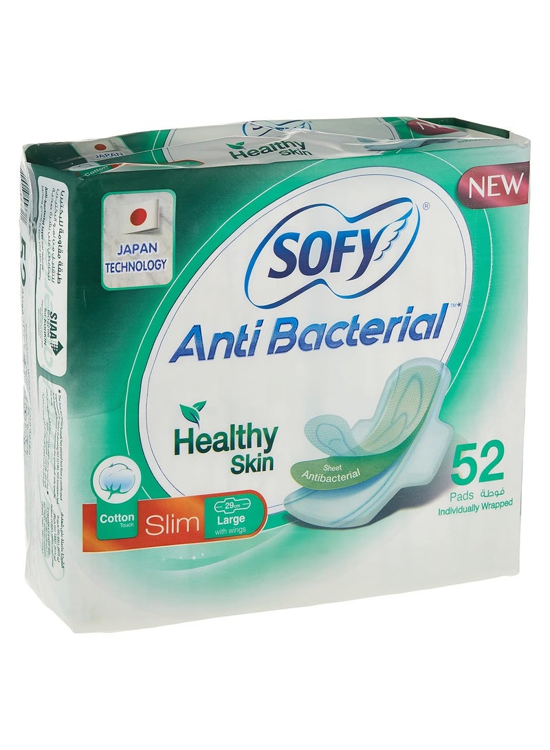 Sofy Antibacterial Musk Slim Pads Large 52 Pads