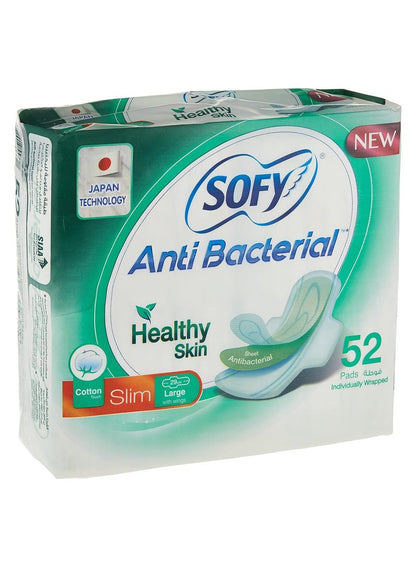 Sofy Antibacterial Musk Slim Pads Large 52 Pads