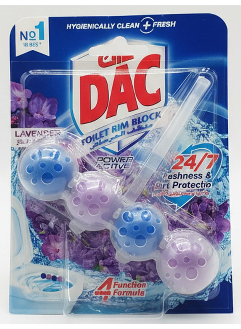 Dac 24/7 Clean And Fresh Toilet Rim Block Lavender