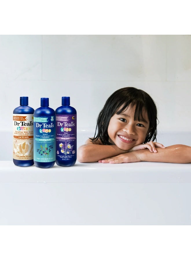 Dr Teal's Kids 3 In 1 Bath Wash Shampoo