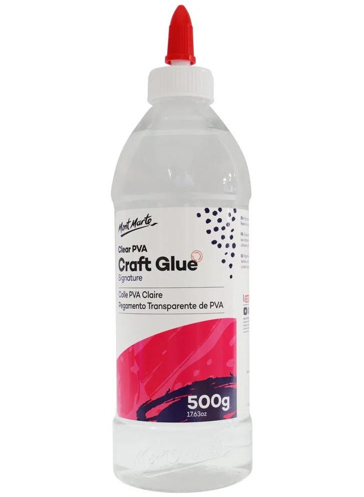 Mont Marte Clear PVA Craft Glue 500G