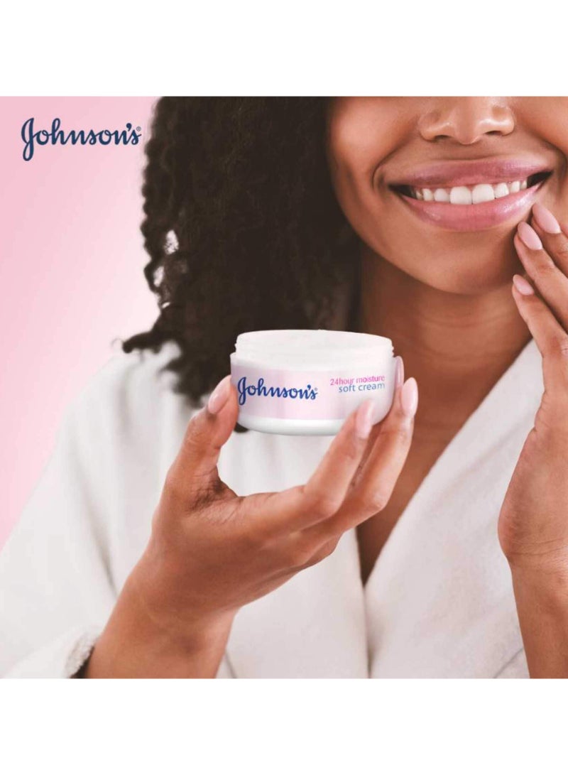 Johnson'S Body Cream 24 Hour Moisture Soft 100ml