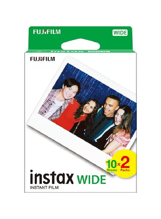 FUJIFILM Pack Of 2 Instax Wide Instant Film White
