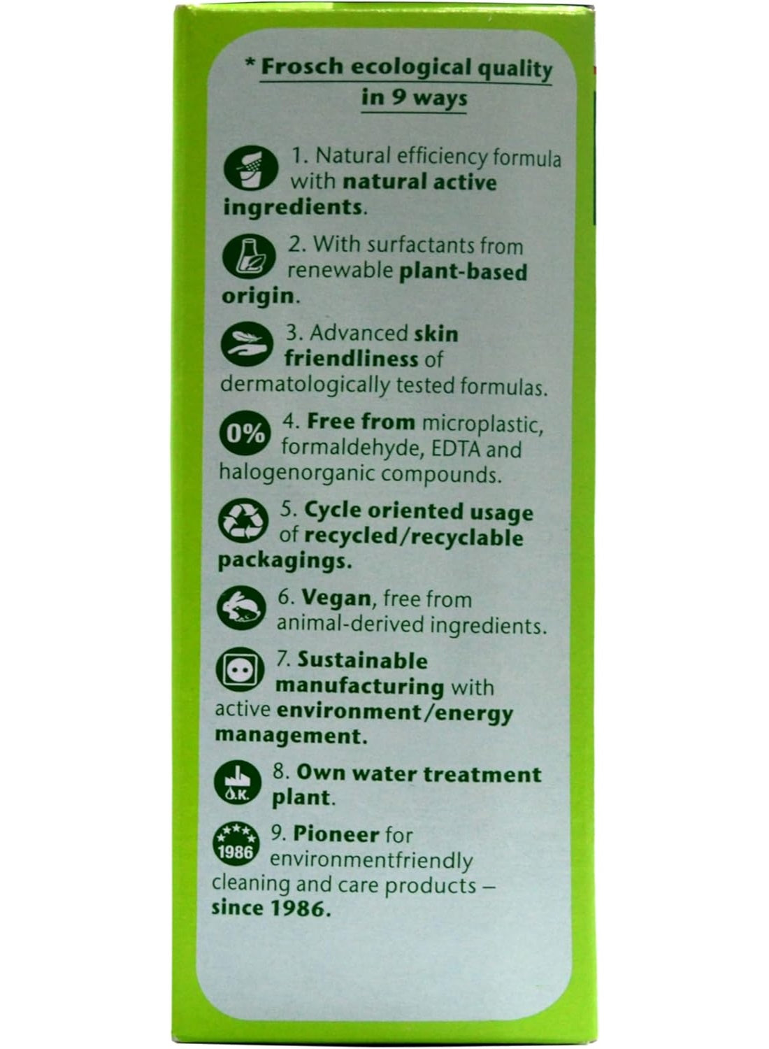 automatic green, automatic green lemon, clean eco, cycle key, dish care, dishwashing tabs, frosch, green lemon, hypoallergenic, mess free, natural ingredients, one key, per tab, pet usage, tab per