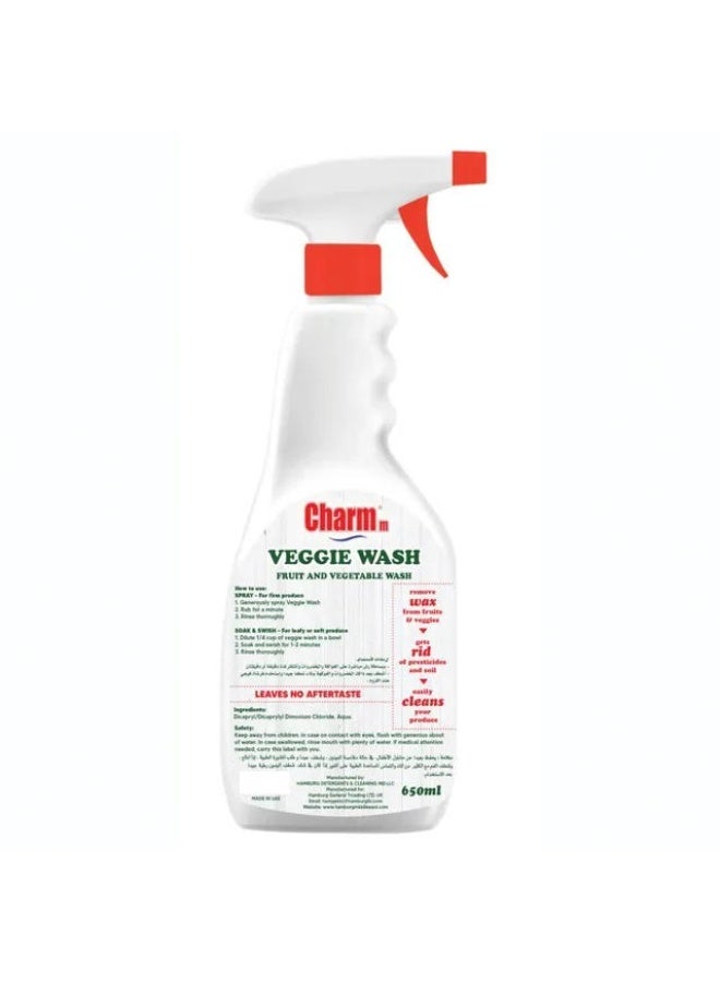 CHARMM Veggie Wash Spray 650 ML