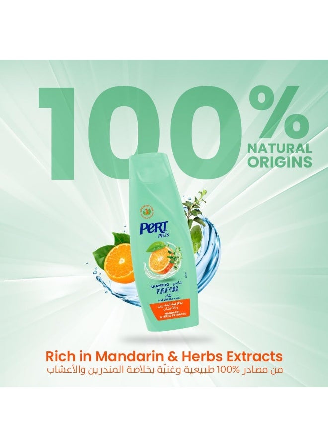 PERT PLUS Mandarin & Herbs Extracts Purifying Shampoo
