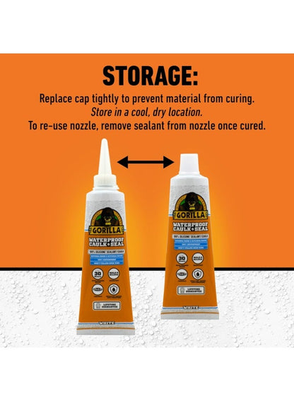 Gorilla Silicone Sealant White 83 ML
