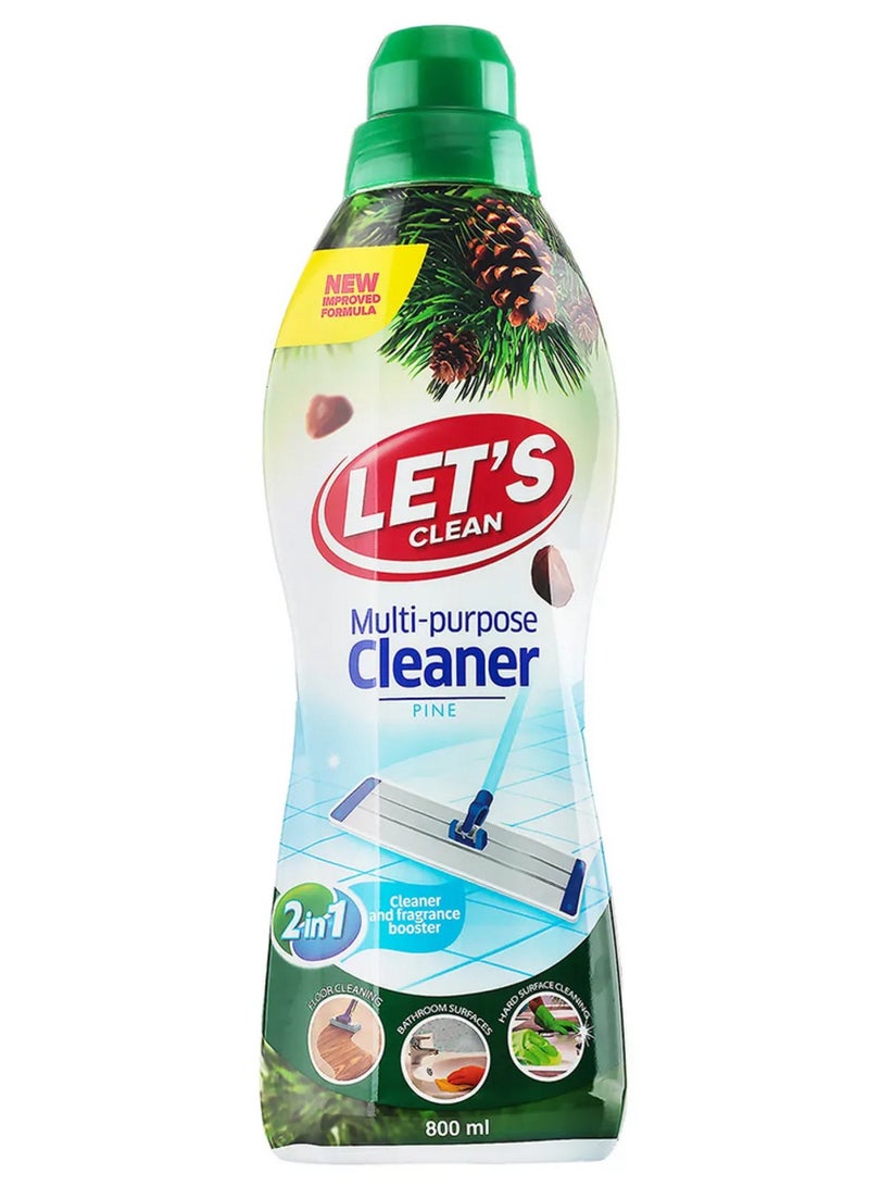 LET'S CLEAN Multi-Purpose Cleaner Pine 800 ML