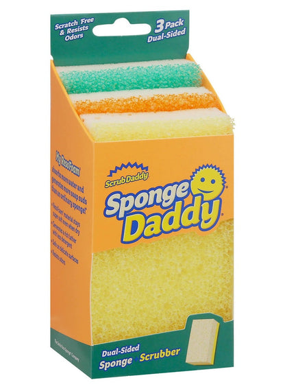 Scrub Daddy Dual Sided Sponge Scrubber 3 Pack