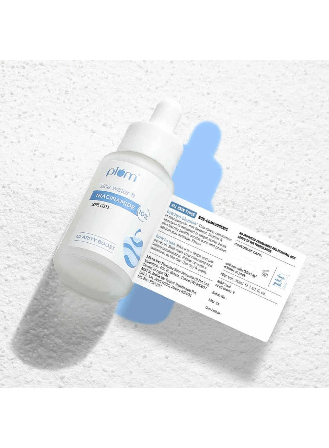 boost fragrance-free, clarity boost, clarity boost fragrance-free, list aqua, niacinamide serum, niacinamide serum clarity, oily dry, plum, plum rice, rice water, serum clarity, serum clarity boost, skin tone, skin type, skin types