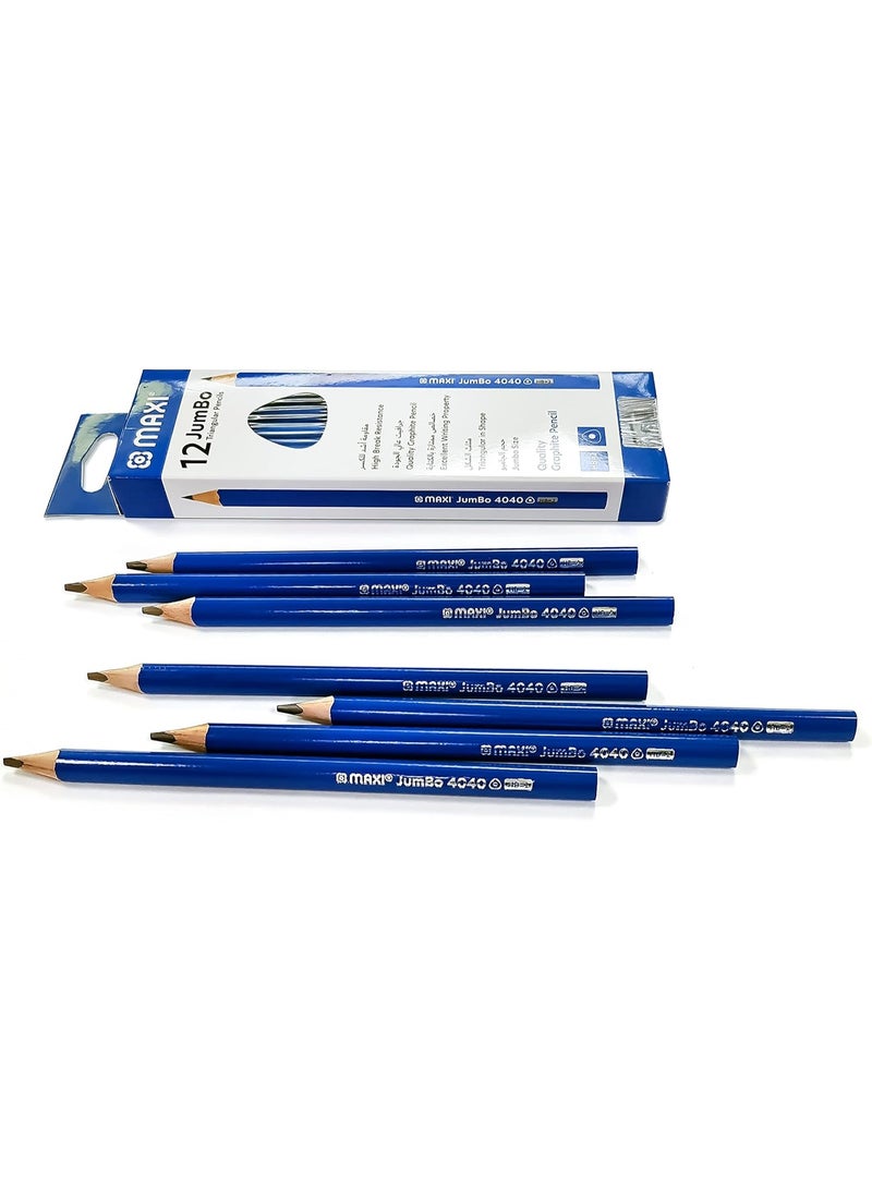 Maxi Jumbo Tri Graphite Pencil HB - Set of 12