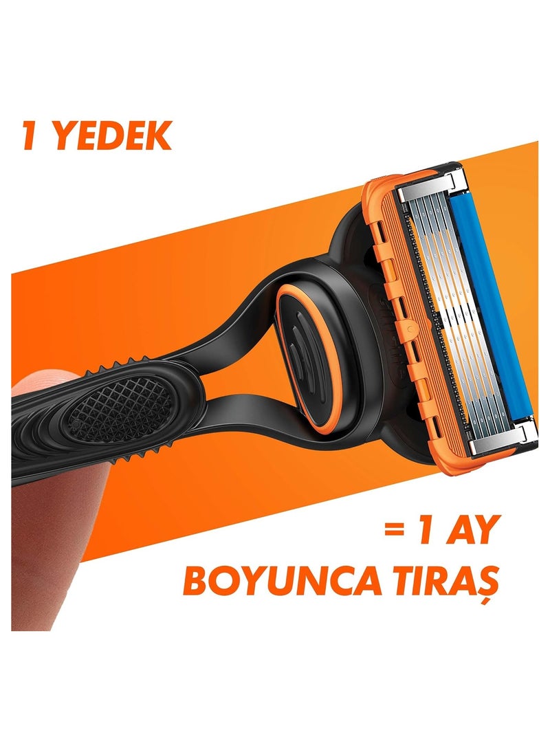 Gillette Fusion 5 Men's Razor Handle + Blades