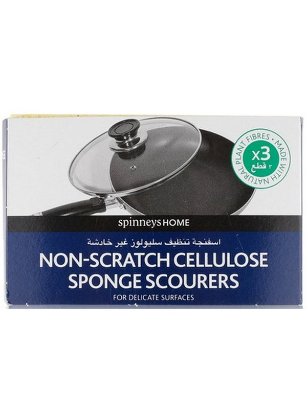 Non-Scratch Cellulose Sponge Scourers by SPINNEYSHOME