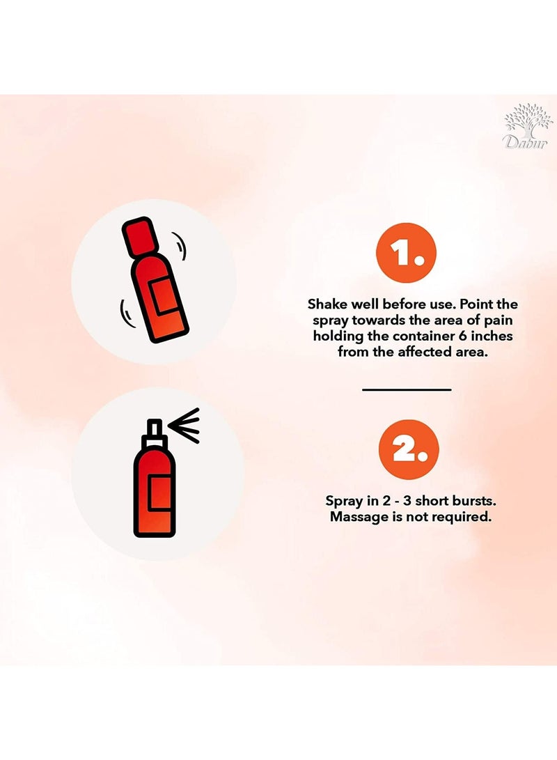 Dabur Rapidex Herbal Muscle Pain Relief Spray 150 ML