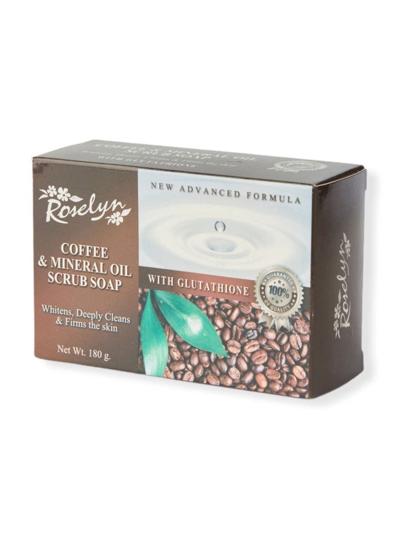 Roselyn Coffee & Mineral Scrub Soap 180g