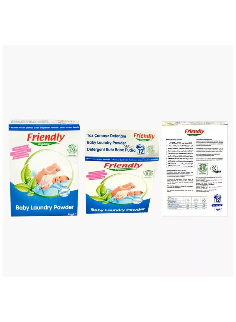 FRIENDLY ORGANIC Baby Laundry Powder 1 Kg