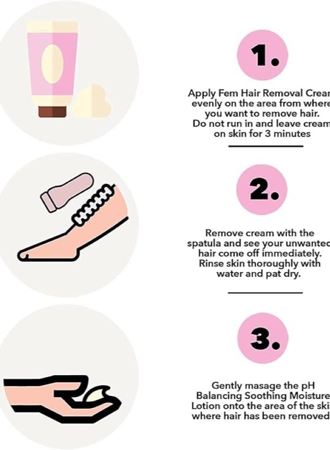 Fem Skin Softening Hair Removal Cream 120G