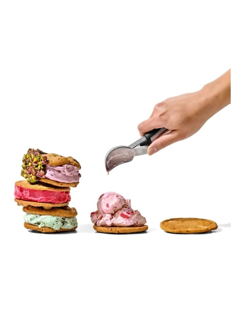OXO Steel Ice Cream Scoop Lever - Premium Kitchen Tool
