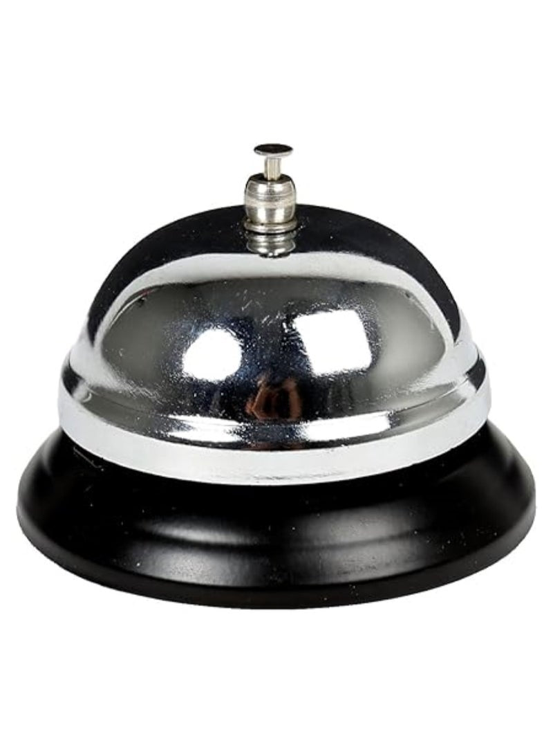 MP Metal Table Bell for Reception Silver