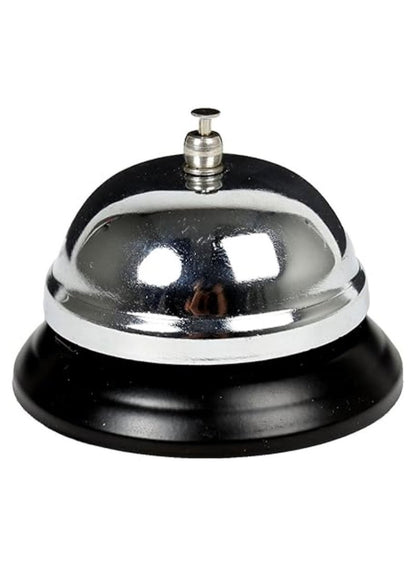 MP Metal Table Bell for Reception Silver