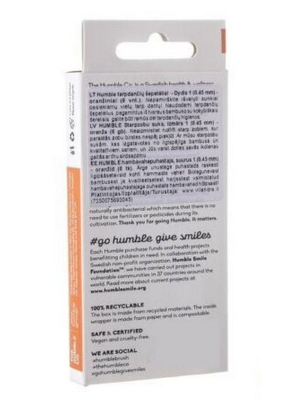 The Humble Co. Interdental Brush Bamboo - Size 1