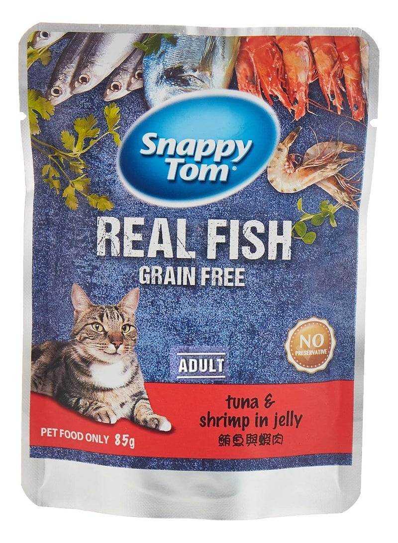 Snappy Tom Tuna & Shrimp Catfood 85g