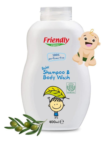Friendly Organic Baby Shampoo & Body Wash