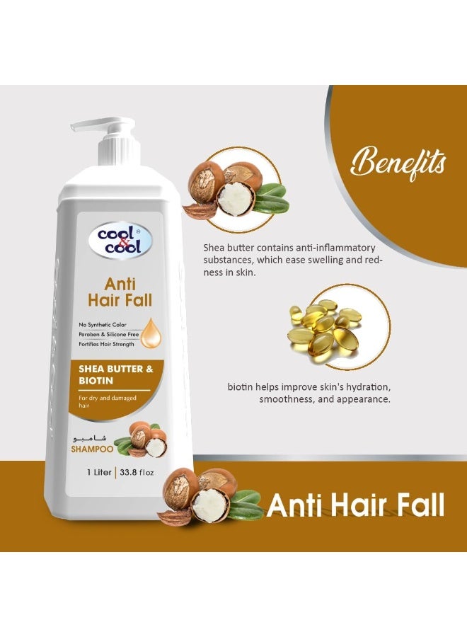 Cool & Cool Anti Hair Fall Shampoo 1L
