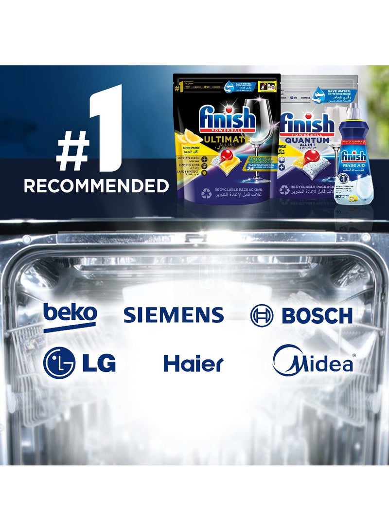 Finish Rinse Aid Liquid Lemon 400 ML