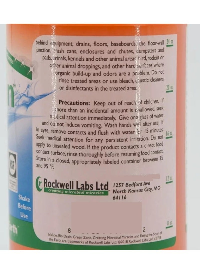 Invade Bio Drain Clog Remover Citrus Scent by Rockwell Labs