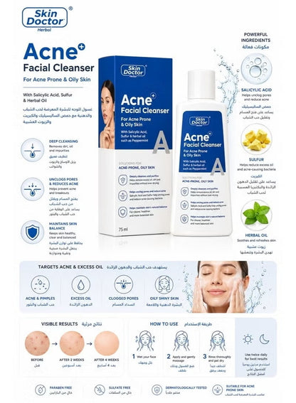 acne facial, acne facial cleanser, acne prone, acne prone oily, cool dry, face wash, facial cleanser, oily acne, oily skin, pat dry, prone oily, prone oily skin, sensitive skin, skin doctor, skincare