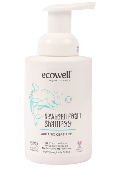 ECOWELL Organic Newborn Foam Shampoo 300 ML