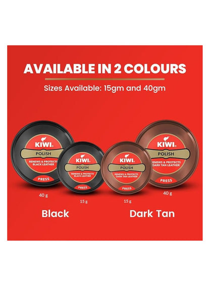 Kiwi Shoe Polish Black 40 Grams