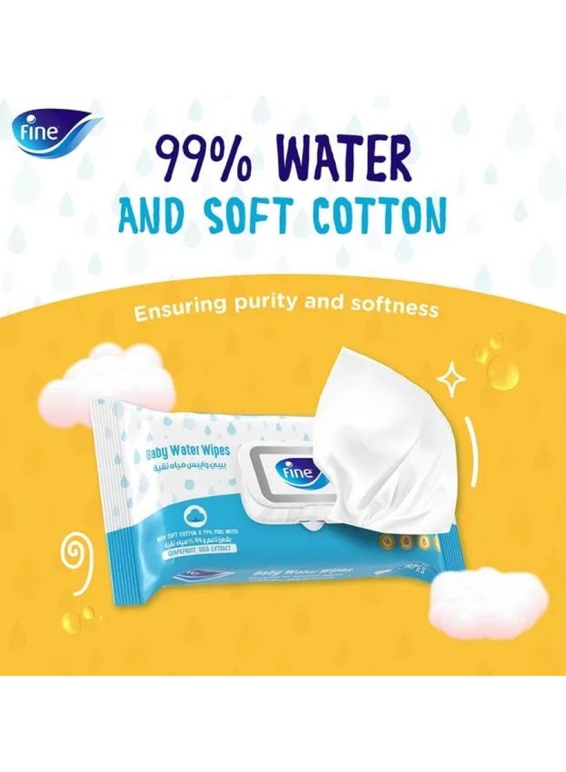 Fine Baby Water Wipes With Grapeseed Extract