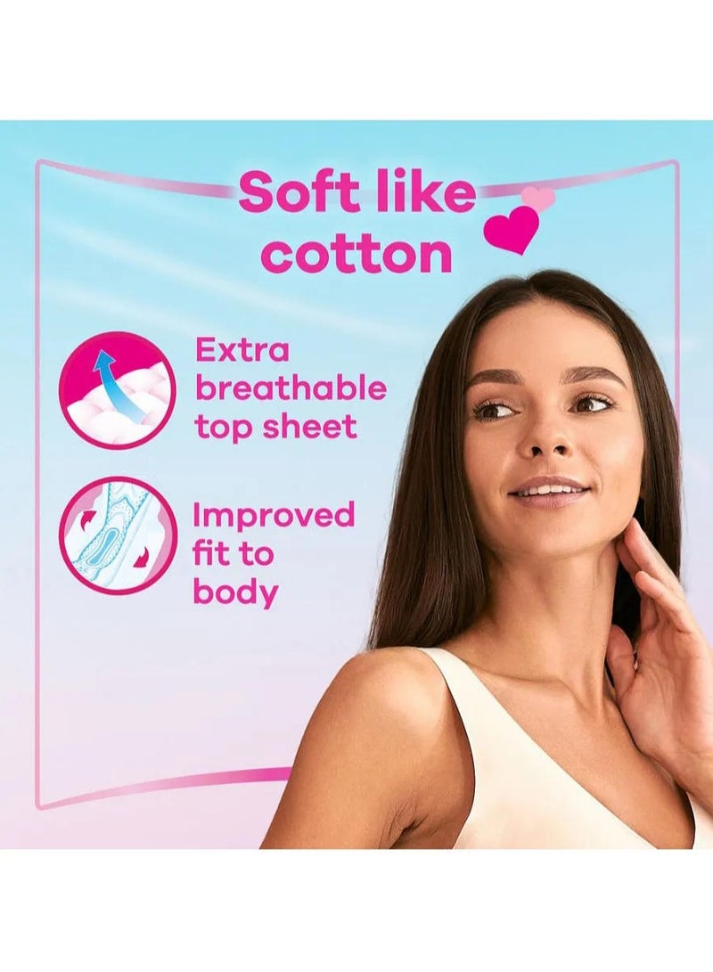 Always Cotton Skin Love Sanitary Pads - 10 Large Pads