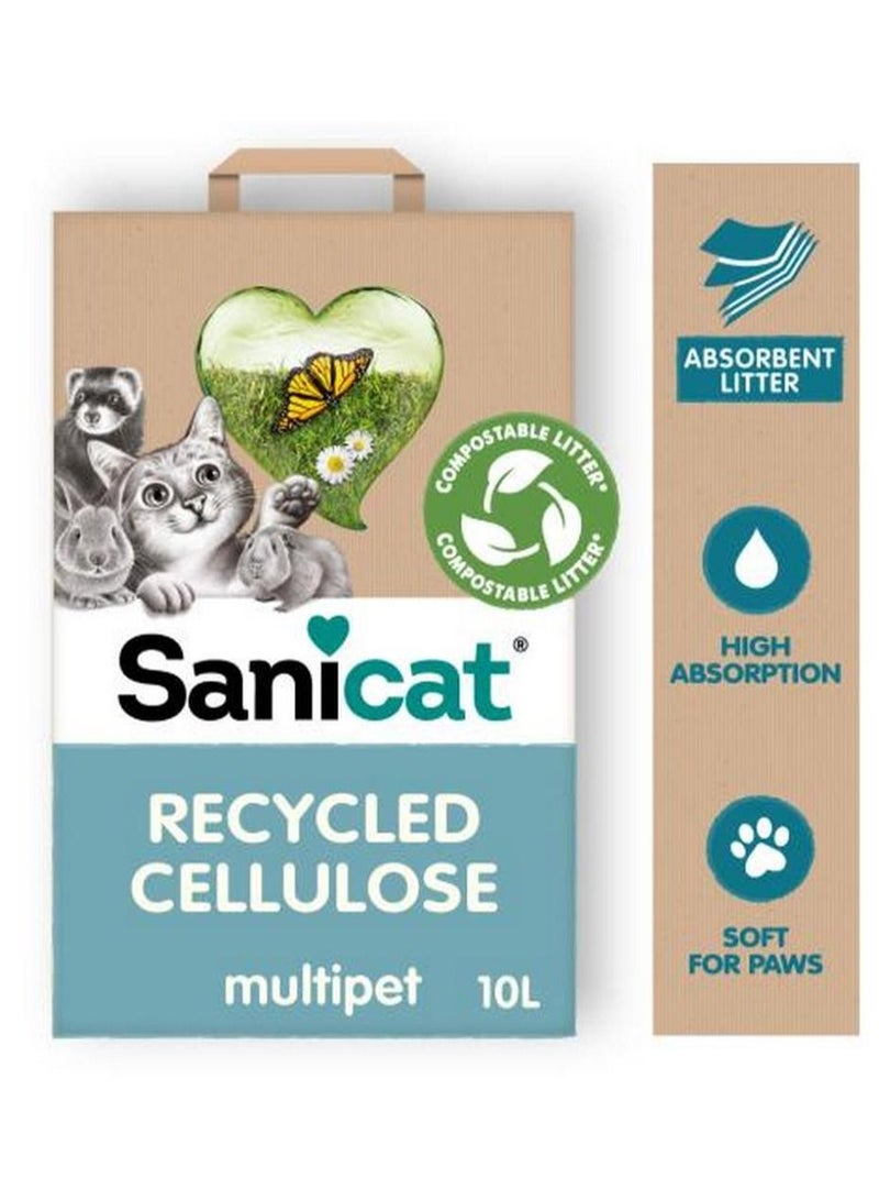 Sanicat Recycled Cellulose Pellets for Pets