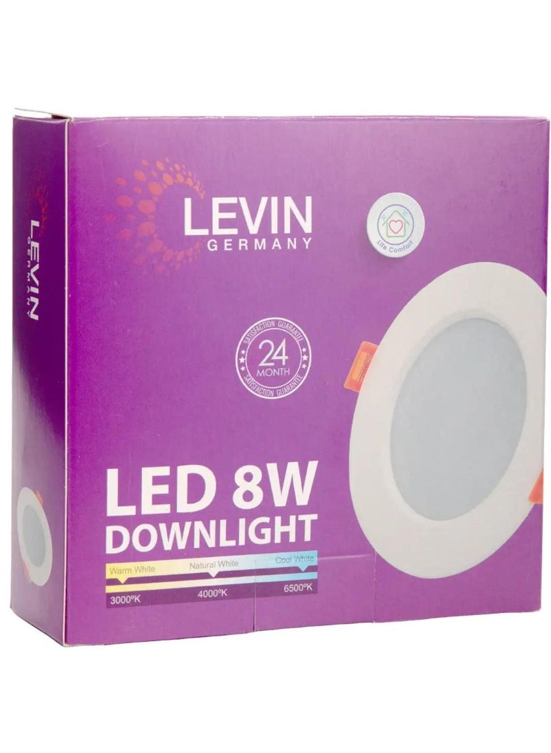 Levin Germany Recessed Downlight 8W