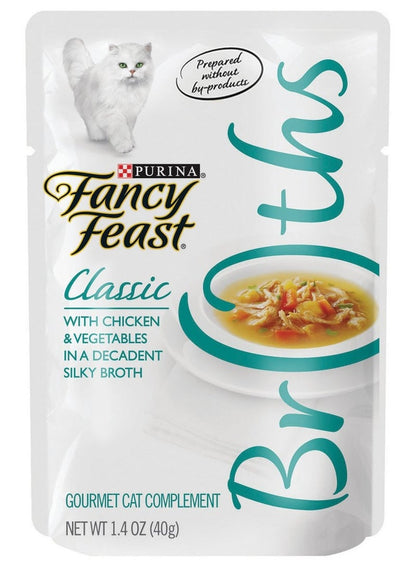 PURINA Fancy Feast Classic Broths Wet Cat Food 40 G