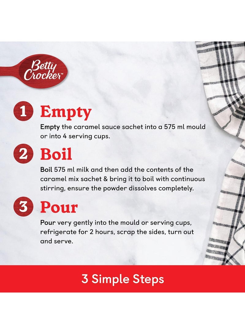 Betty Crocker Creme Caramel Mix with Caramel Topping