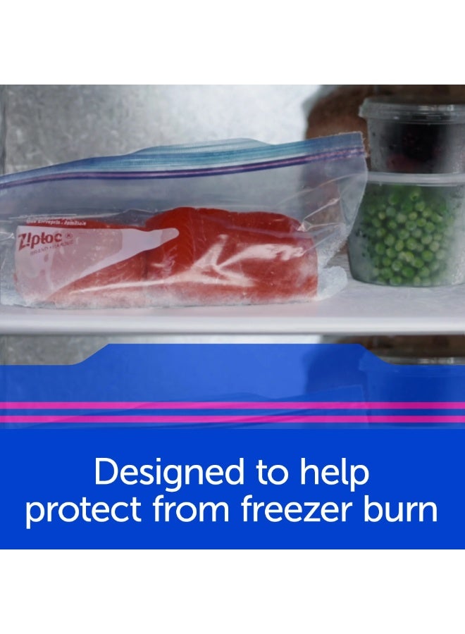 Ziploc Freezer Quart Bags with Grip 'N Seal Technology