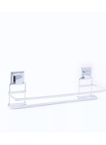 SMARTLOC Vacuum Suction Double Towel Rail Silver