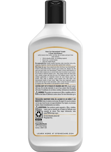 STONE CARE International Stone Stain Remover For Food Coffee Red Wine Ink Mildew Oil Stains 283G