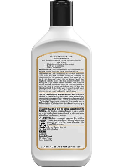 Stone Stain Remover 283g - STONE CARE International