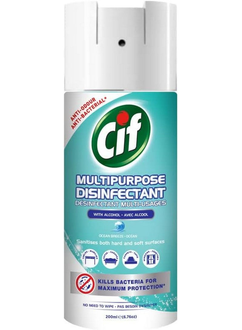 CIF Multipurpose Disinfectant Spray Ocean Breeze 200ml