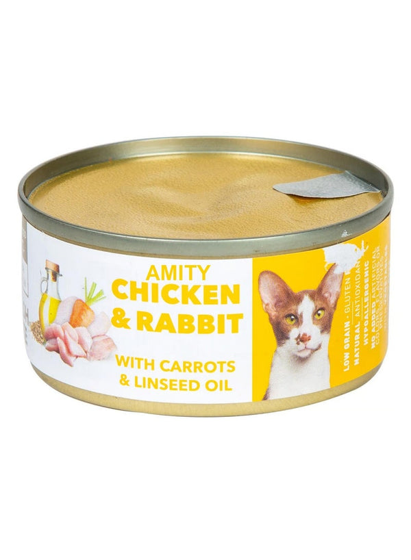 Amity Chicken & Rabbit Catfood 80g