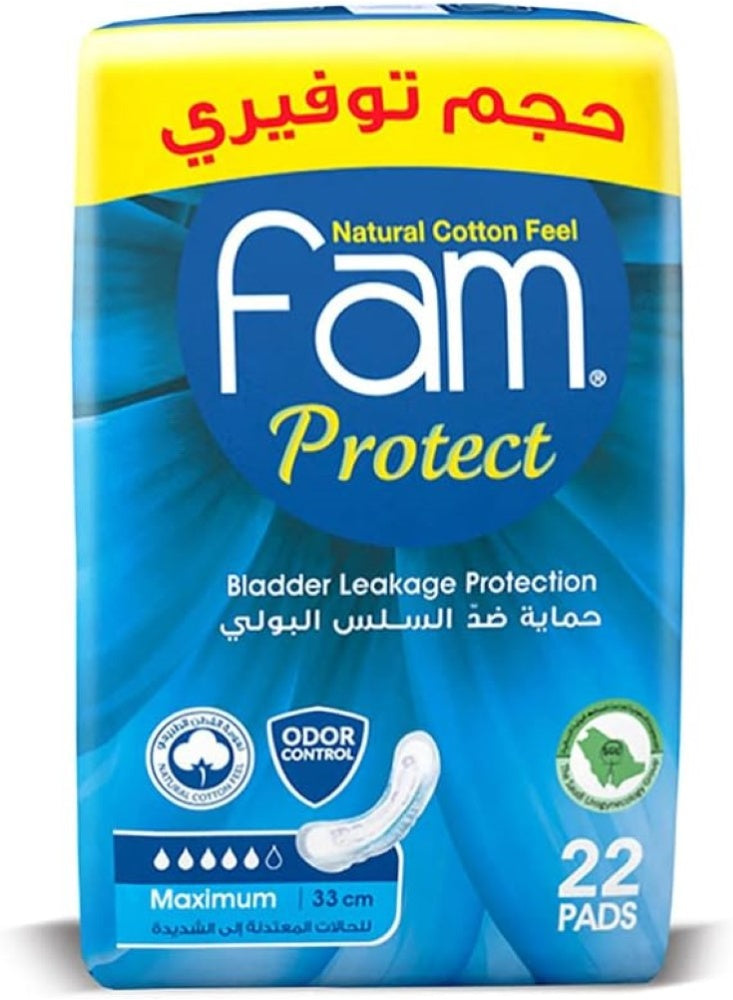 bladder leakage, cotton feel, cotton feel protect, fam, feel protect, feel protect maximum, leakage protection, maximum bladder, natural cotton, natural cotton feel, odor control, pads odor, pads odor control, protect maximum, protection pads