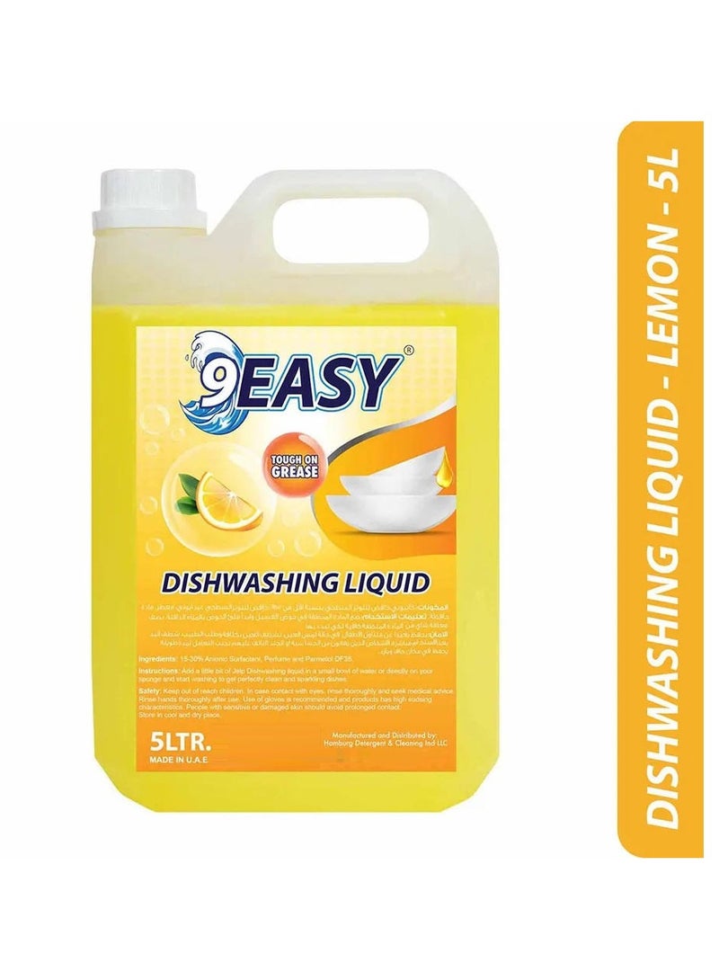9EASY Dishwashing Liquid 5 Ltr - Premium Clean