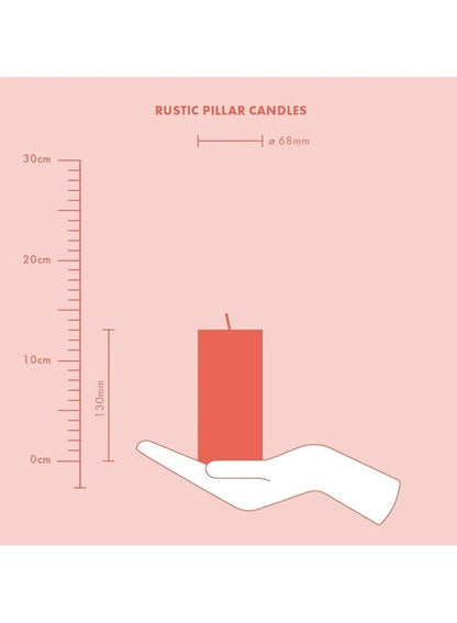 Gold Shimmer Pillar Candle - BOLSIUS